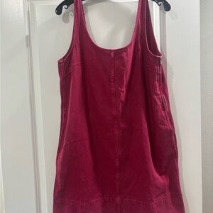 Madewell Red Midi Dress